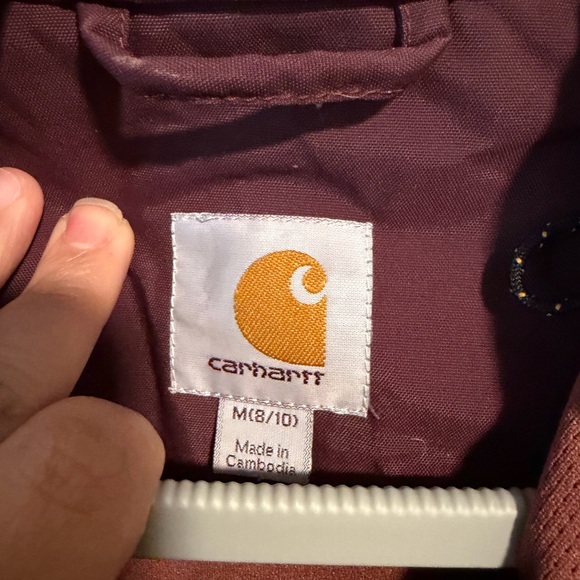 Carhartt Storm Defender Jacket Full Zip Up Waterproof Hooded Size Women's M 8-10 - Picture 10 of 10